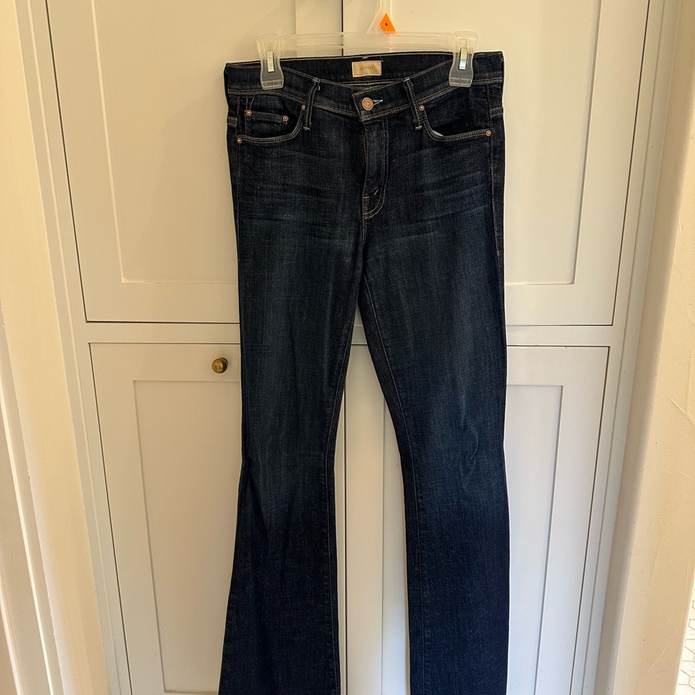 MOTHER Blue Flare & Wide Leg Jeans
